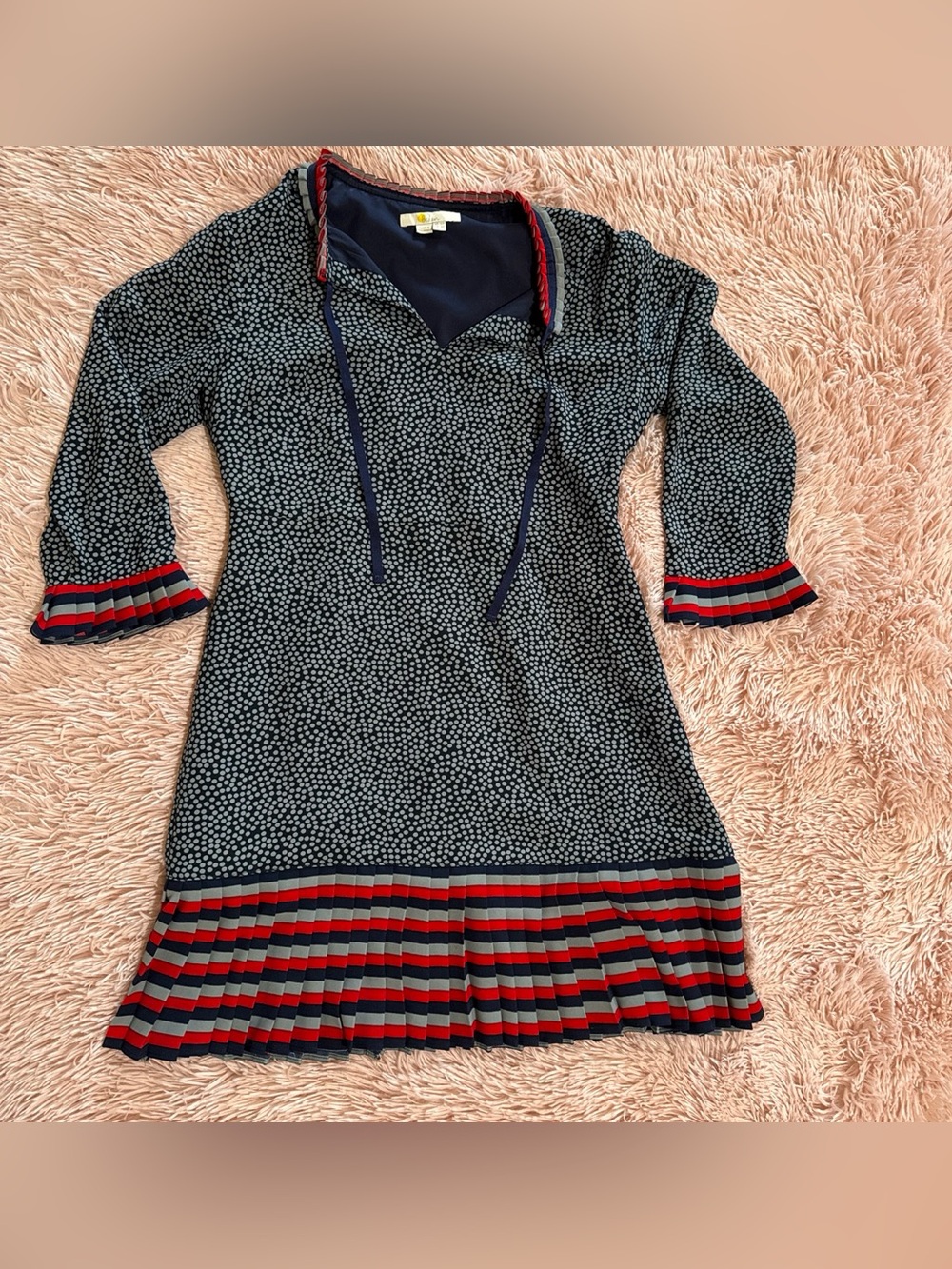 EUC Boden Lara Pleat Shift Dress (6p)